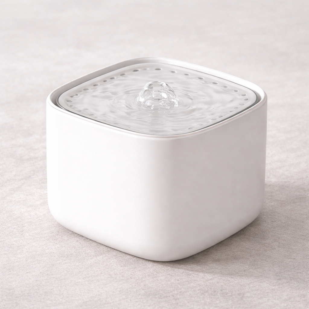 Fontaine à eau pour chat | AquaFlow Cube™