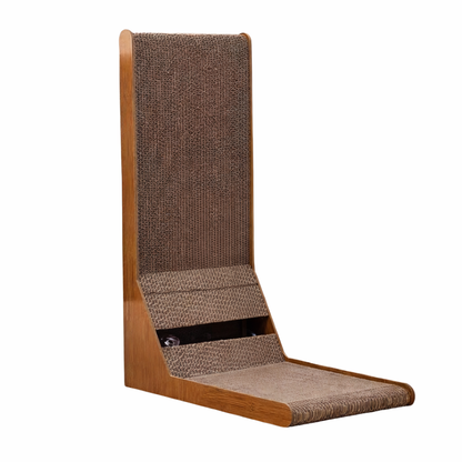 Griffoir Vertical en Bois – Planche à Griffer avec Balle Intégrée