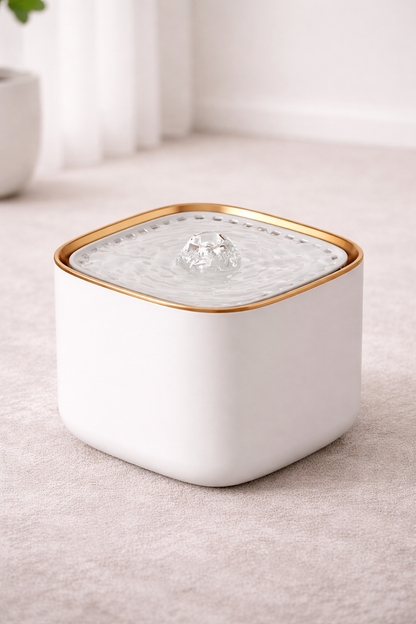 Fontaine à eau pour chat | AquaFlow Cube™