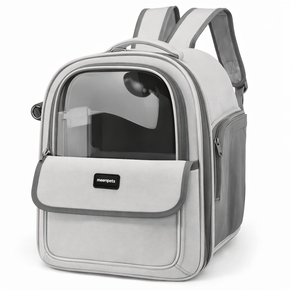 Sac à dos de transport capsule pour chat et chien – respirant et translucide